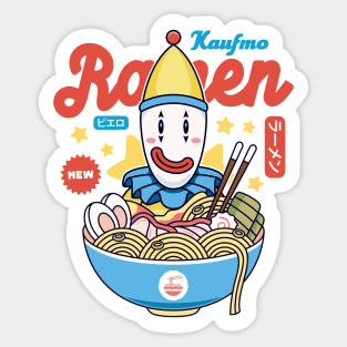 Kaufmo Clown Ramen Sticker